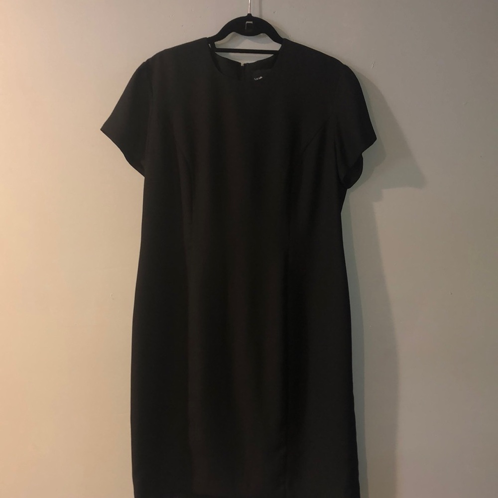 2piece black dress and jacket combo